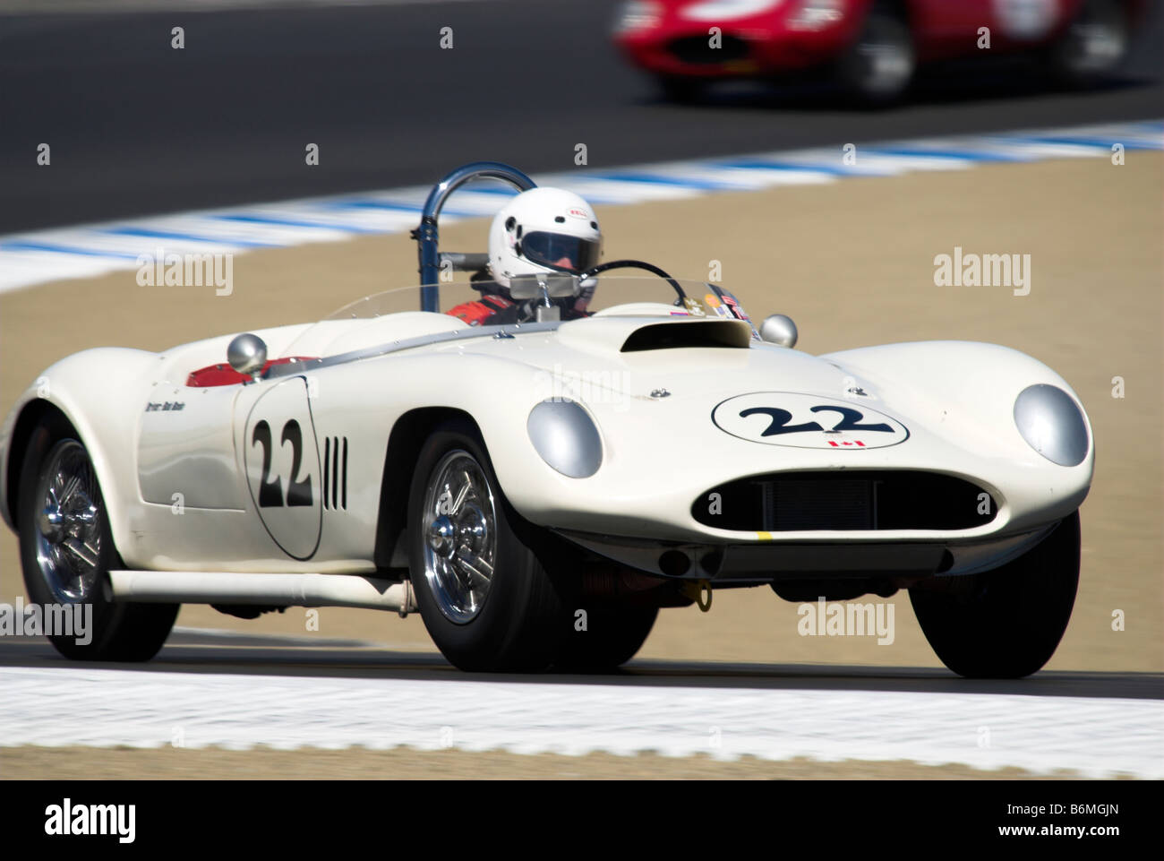 Eine 1957 Ryan Devin Spl. bei den historischen Automobil Rennen Monterey, Monterey, Kalifornien, USA Stockfoto