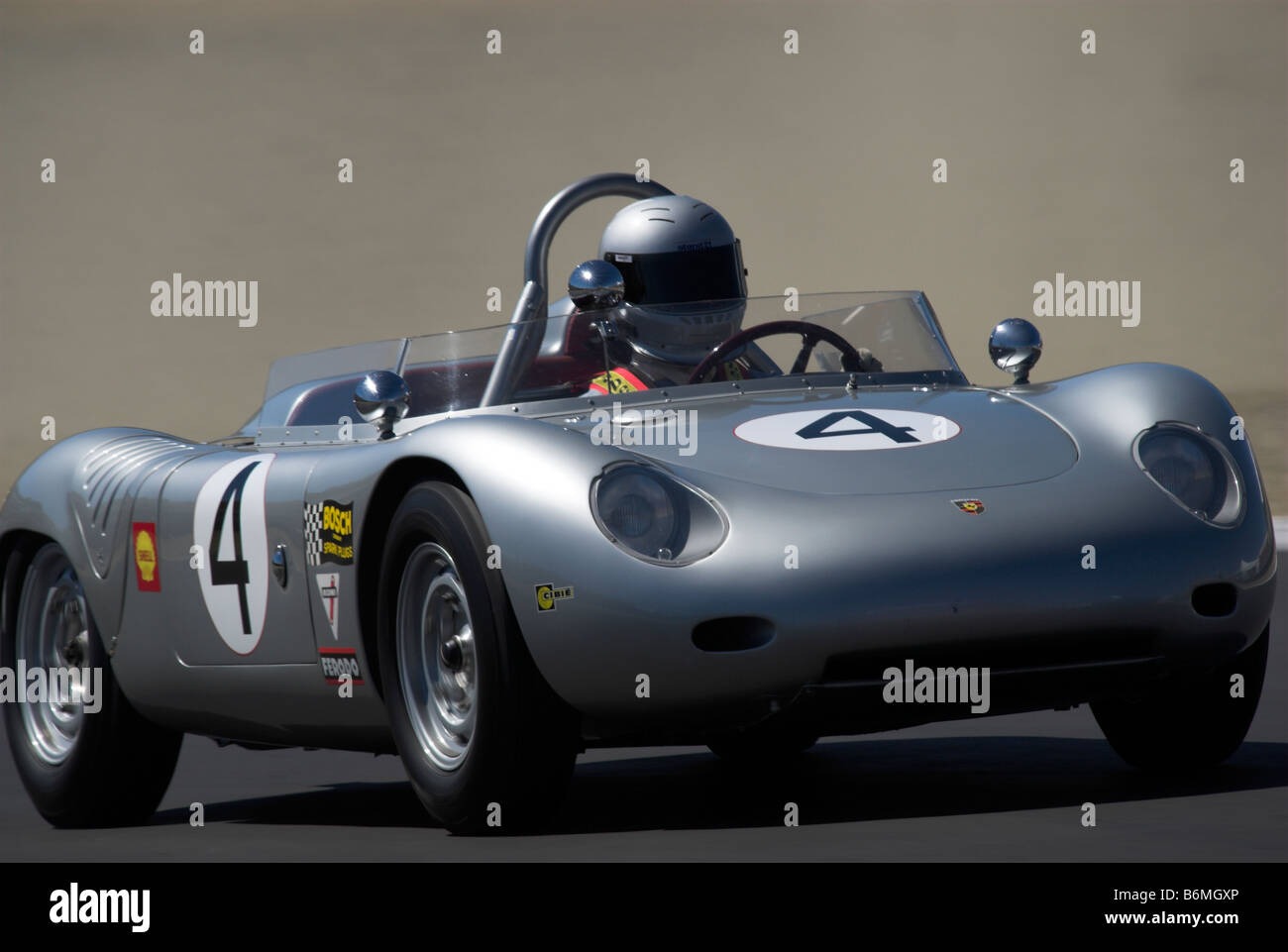 Ein 1960 Porsche RS-60 bei der 2007 Monterey historischen Autorennen, Monterey, Kalifornien, USA Stockfoto