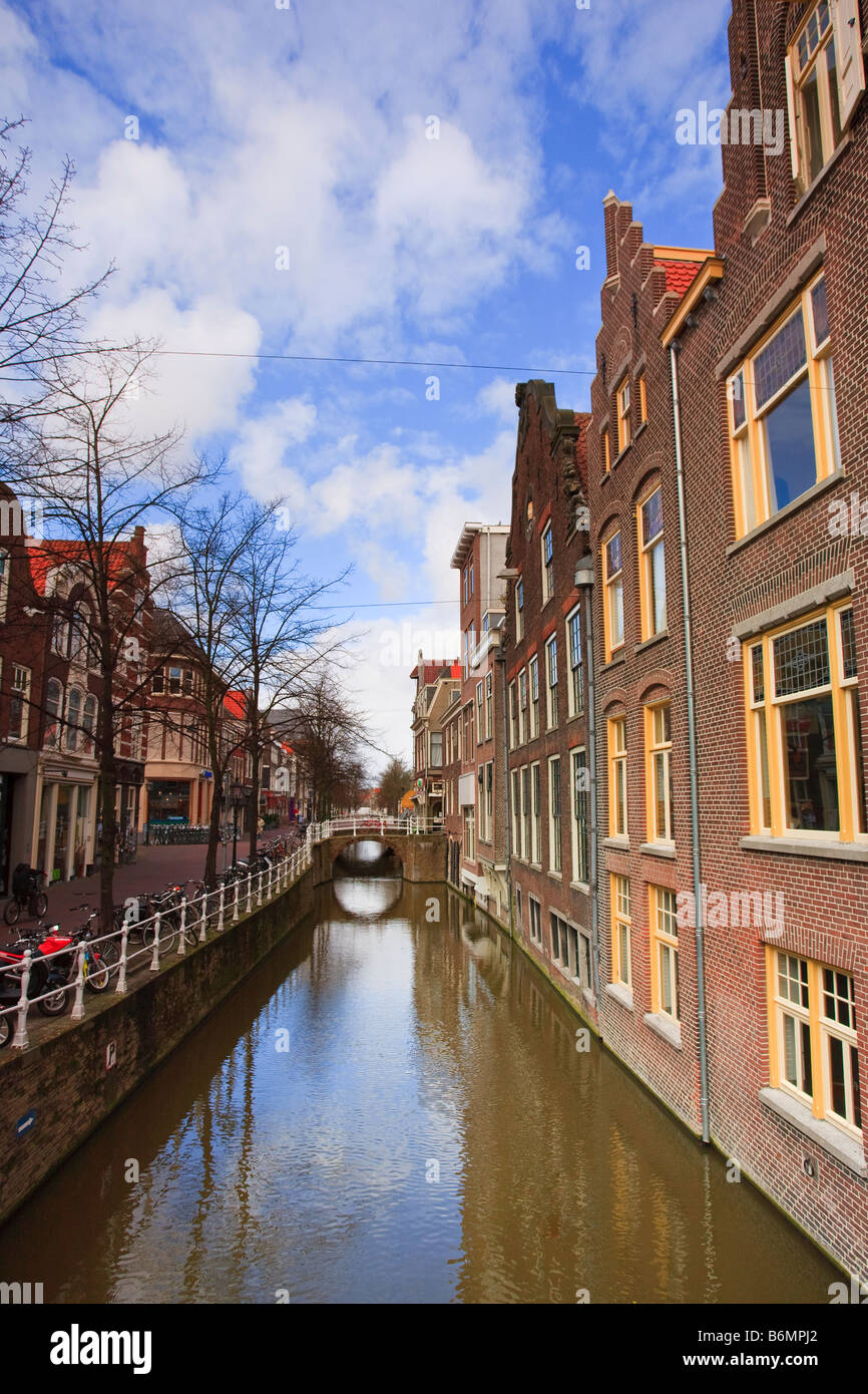 Altstadt von Delft Delft Niederlande Stockfoto