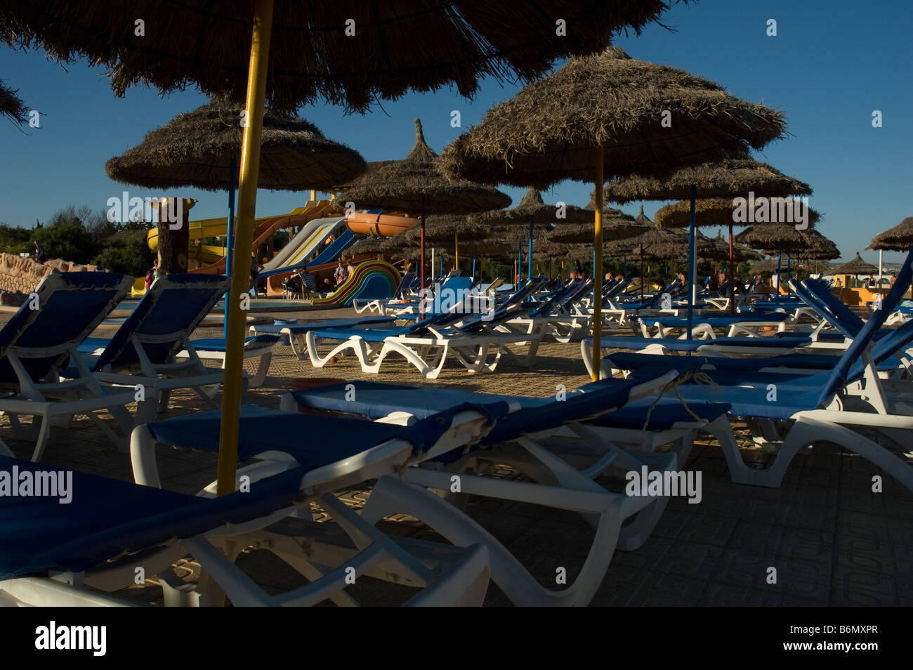 Hotel Club Urlaub in Tunesien Stockfoto