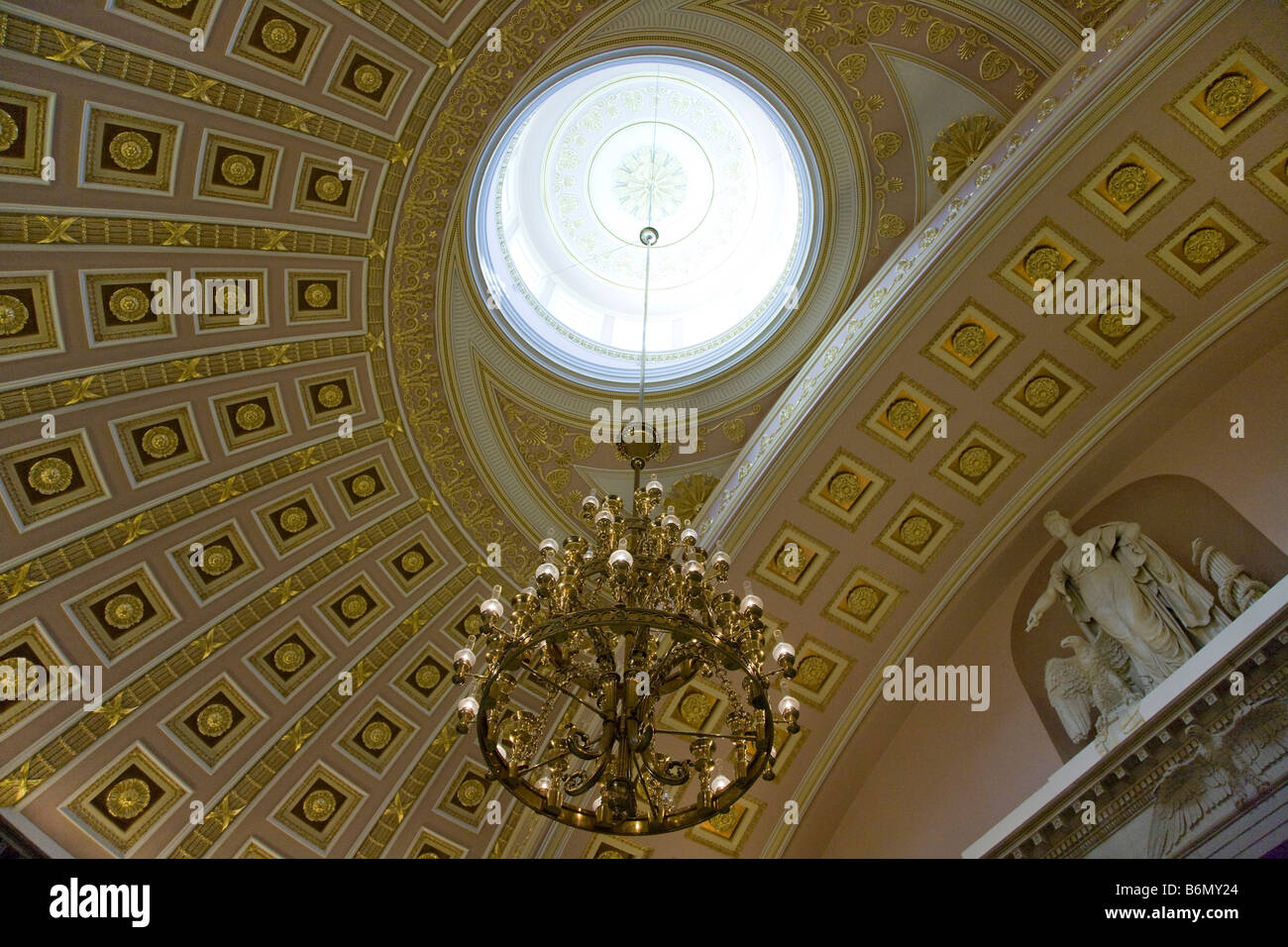 Detail der Rotunde bei uns Gebäude der Hauptstadt Washington DC Stockfoto