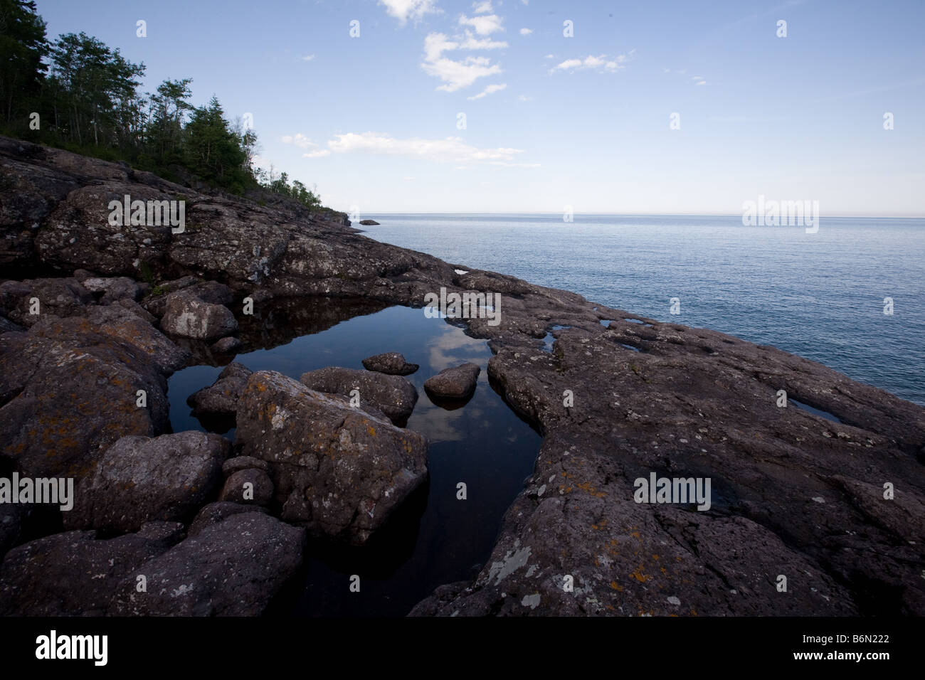 Sugarloaf Cove, Lake Superior, Minnesota, Vereinigte Staaten Stockfoto