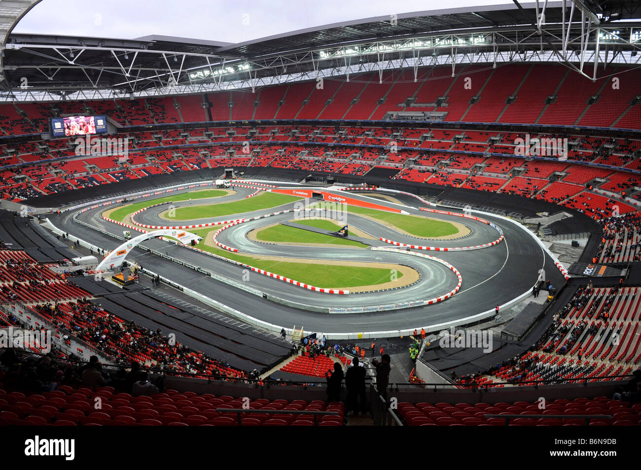 Race of Champions 2008 im Wembley-Stadion Stockfoto