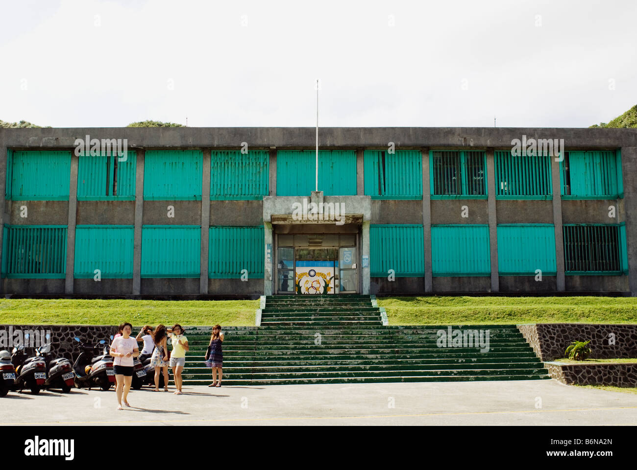 Oasis Villa Eingang, grüne Insel Human Rights Memorial Park, Green Island, Taiwan Stockfoto