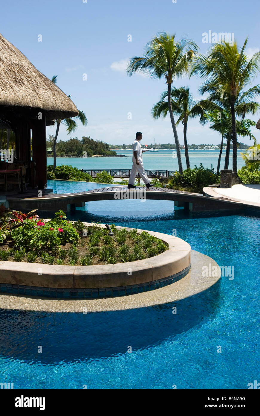 Hotel Le Touessrok in Trou d Eau Douce Bereich Insel MAURITIUS Stockfoto