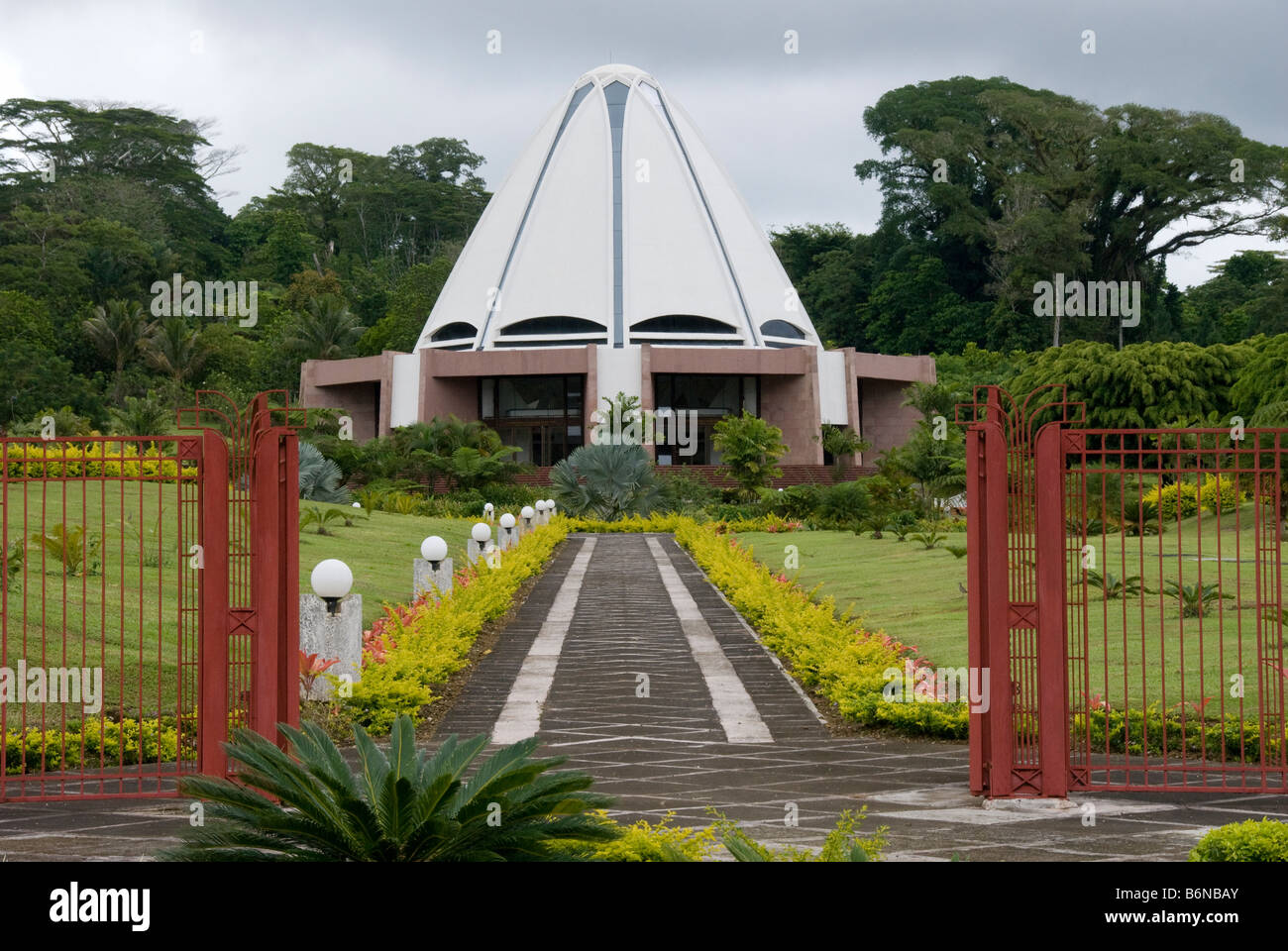 Bahai House des Gottesdienstes in der Nähe von Apia, Samoa Stockfoto
