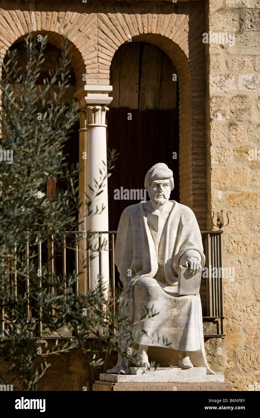 Averroes Statue Cordova Andalusien Spanien Estatua de Averroes Cordoba Andalusien España Stockfoto