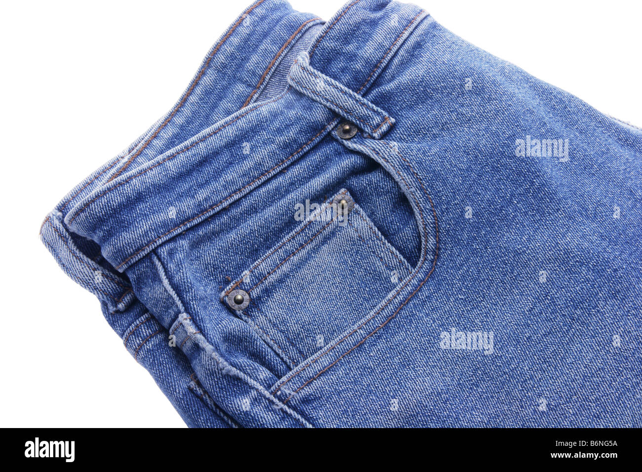 Paar Denimjeans Stockfoto