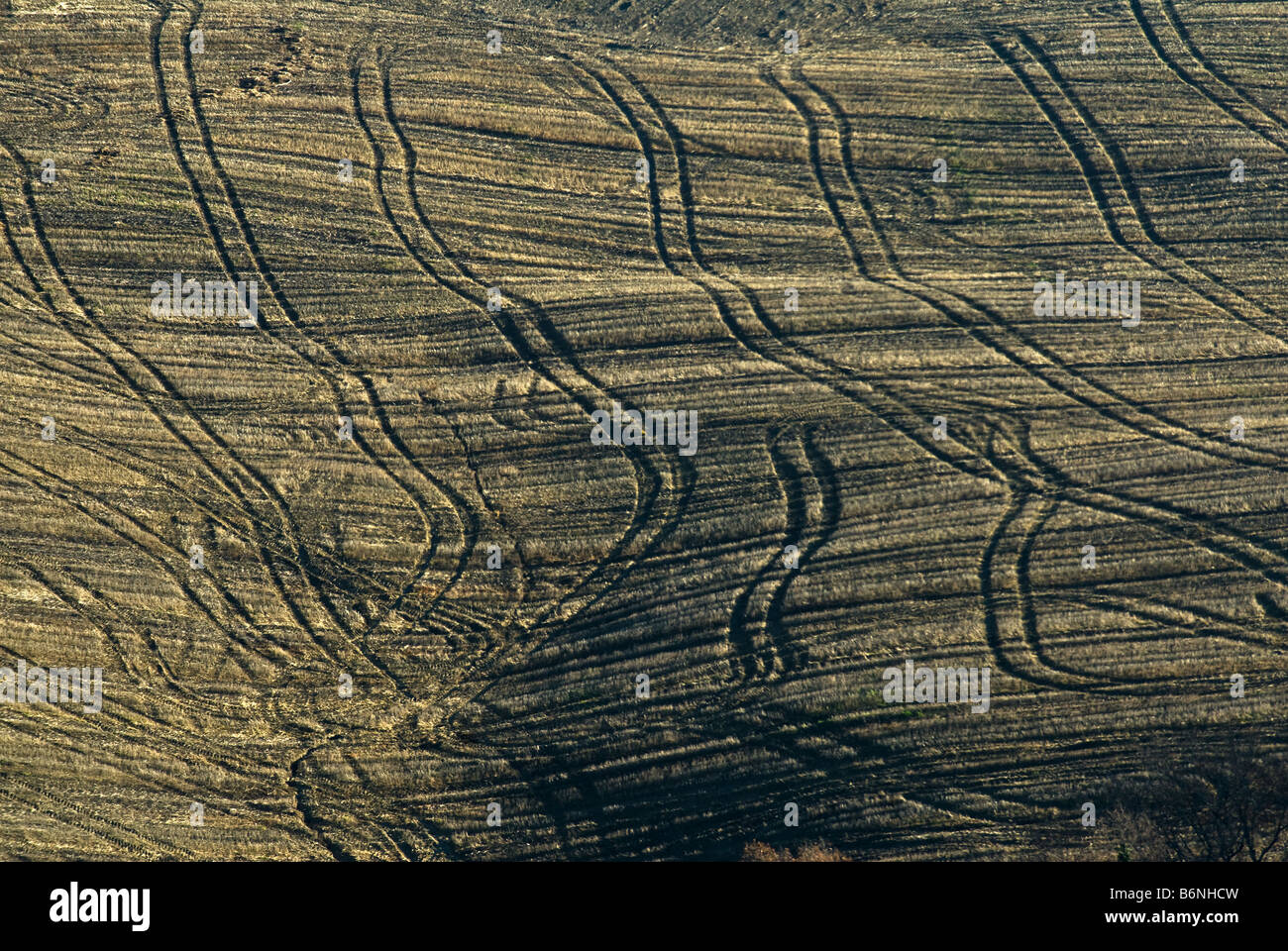 Landschaft der Toskana in Italien Stockfoto