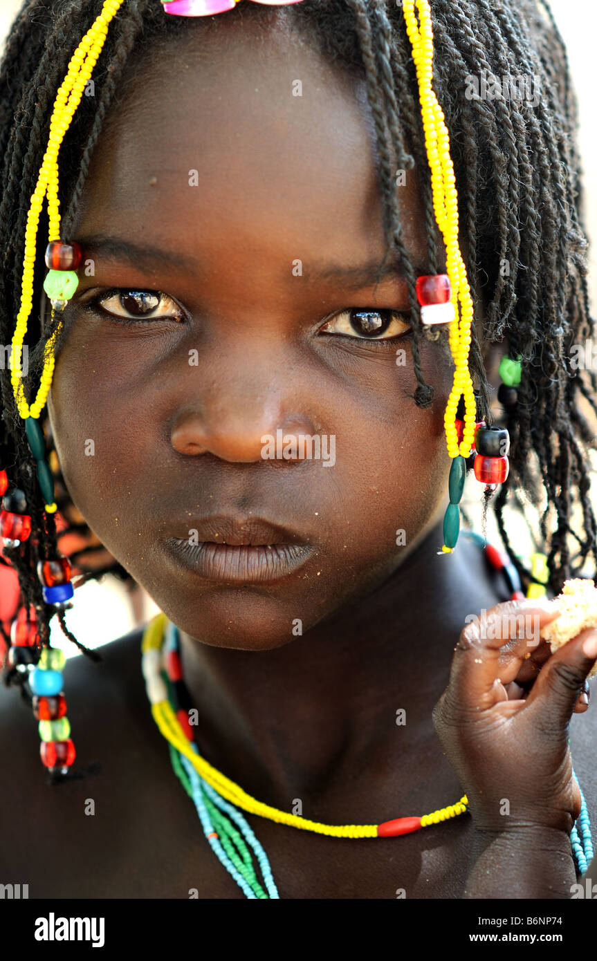 Zemba tribal Folk in der Nähe von Opuwo namibia Stockfoto
