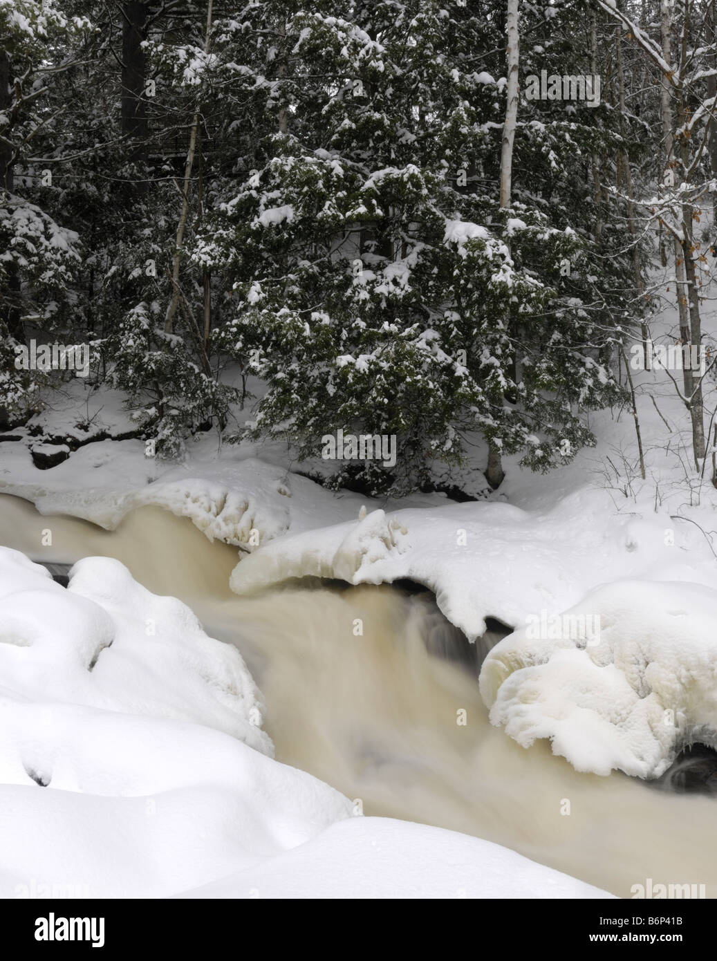 Stubbs Falls, Ontario, Kanada Stockfoto