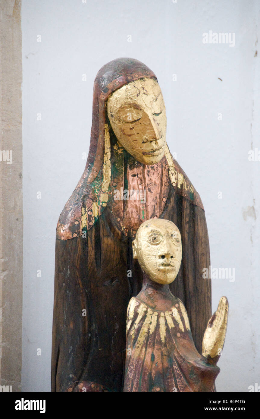 Madonna mit Kind, Holy Trinity Church, Blythburgh Stockfoto