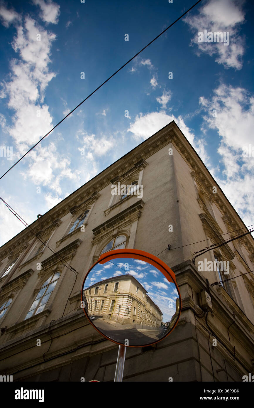 Timisoara Rumänien östlichen Europa EU Gebäude Zeichen Straße Transsilvanien Siebenbürgen Siebenbürger rumänischen Causescu Politik Stockfoto