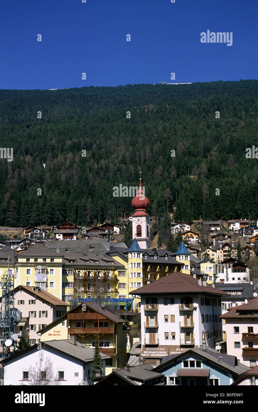 Italien, Südtirol, Dolomiten, Gröden, St. Ulrich Stockfoto