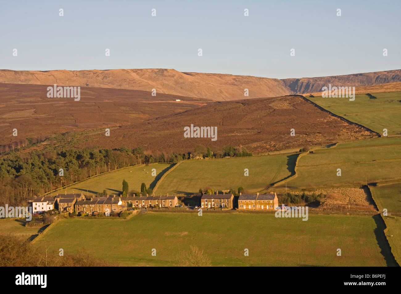 Wenig Hayfield, Derbyshire, UK Stockfoto