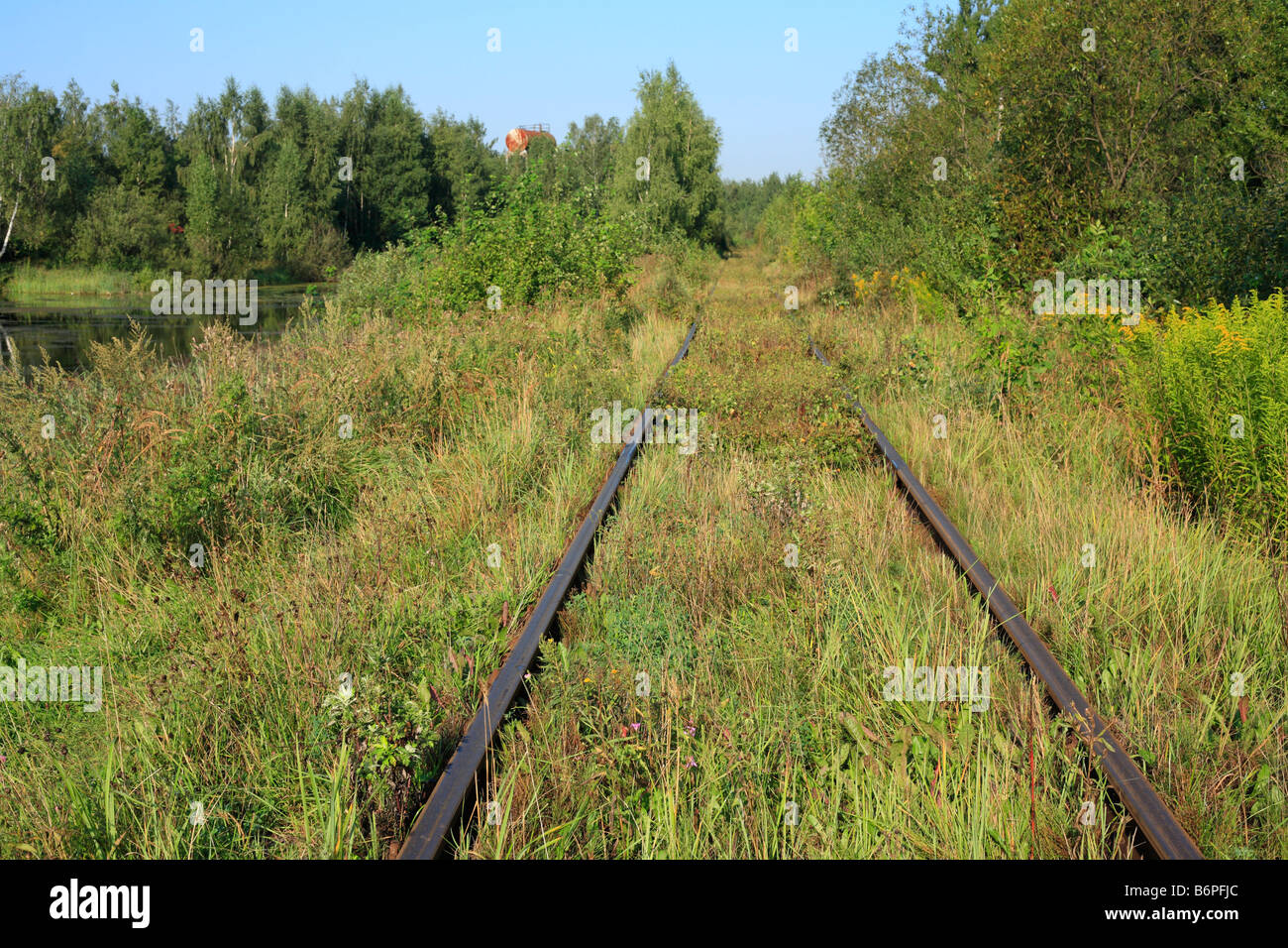 Alte Eisenbahn Moskau Russland Stockfoto