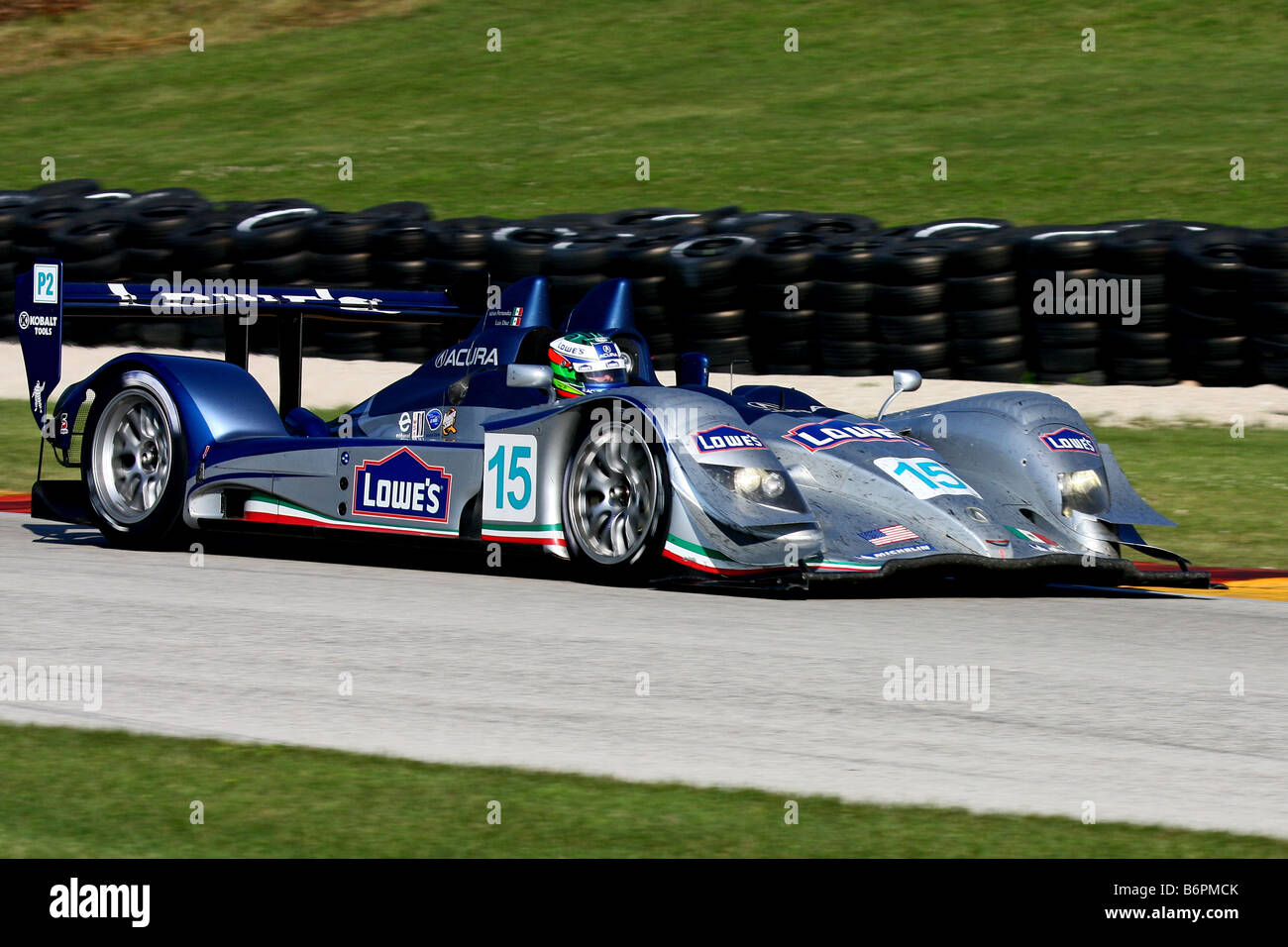 ALMS-Rennen Road America 2008 Stockfoto