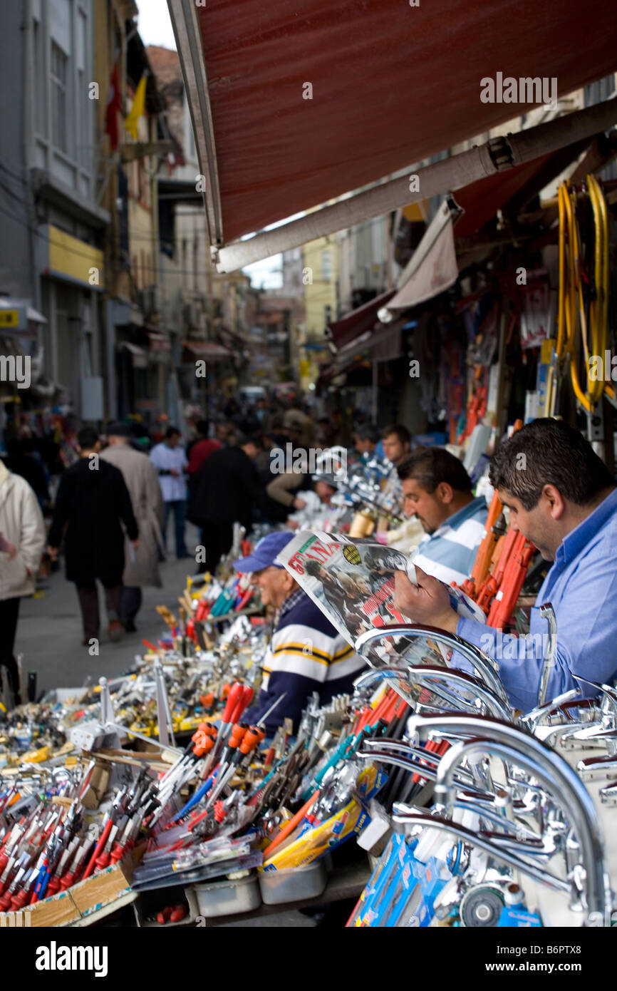 Istanbul Türkei Europa Asien Türkei Reisen muslimische Islam Bosporus Straßenstand bunte Tradition Grand Bazaar Stockfoto