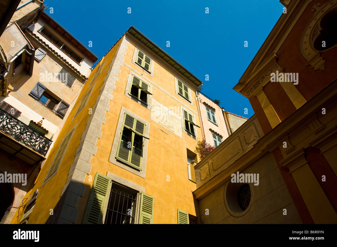 Roquebrune Cap Martin Altstadt Stockfoto