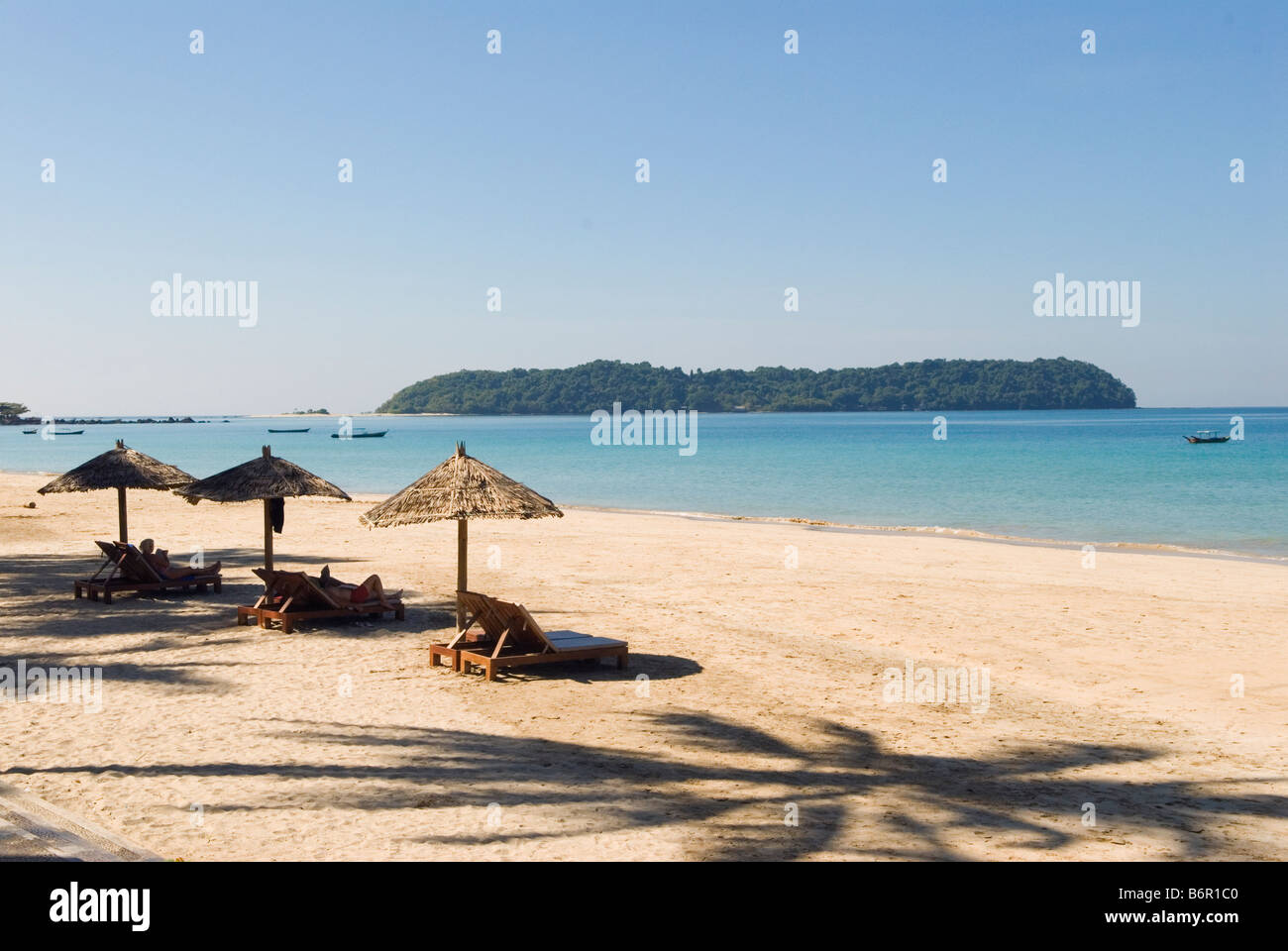 Ngapali Beach in der Nähe von Thandwe Myanmar Burma Tourismus südlichen Rakhaing-Provinz Stockfoto