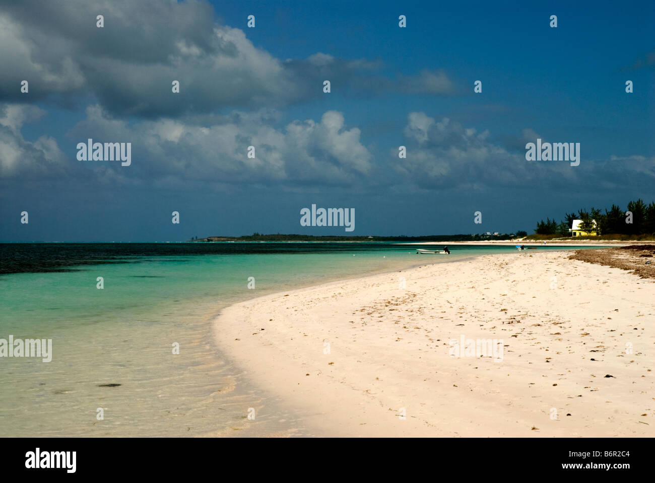 Strand spanische Brunnen Eleuthera Bahamas Stockfoto