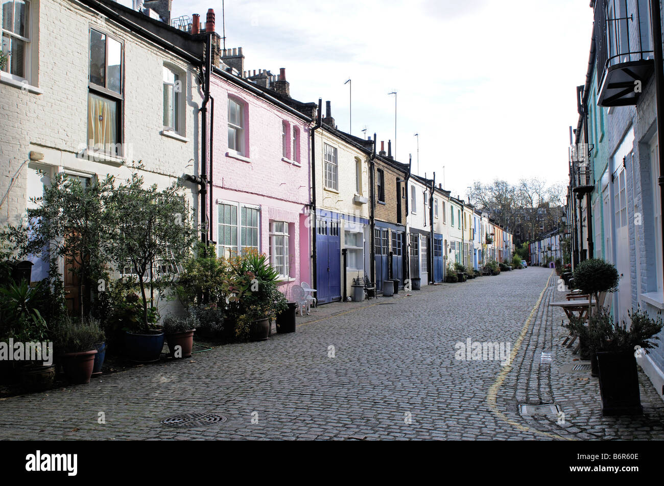 Cranley Mews South Kensington SW7 London Stockfoto