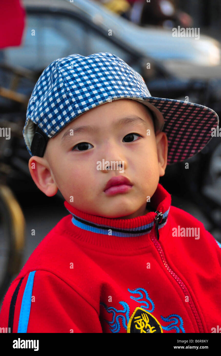 Chinesisches Kind Peking China Stockfoto