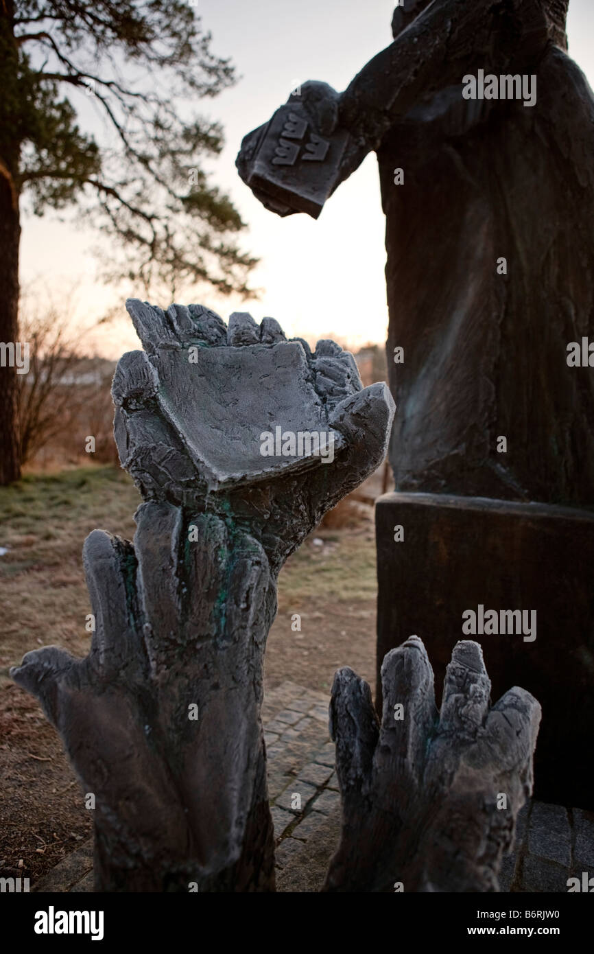Hommage an Raoul Wallenberg in Lidingö Stockfoto