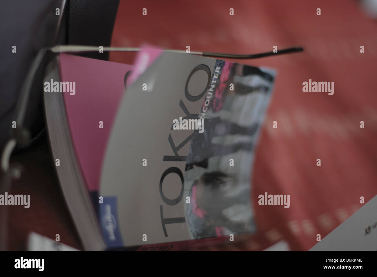 Tokio Reiseführer Lonely Planet. Stockfoto