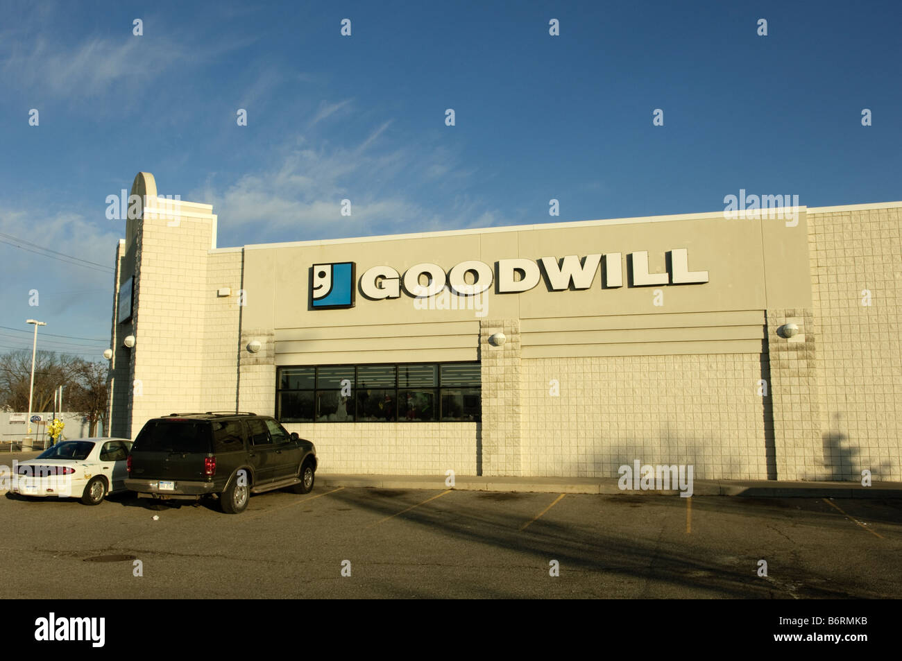 Goodwill-Store in Flint, Michigan USA Stockfoto