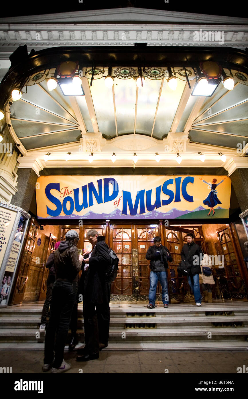 Londoner Palladium zeigen die Sound of Music musikalische Stockfoto