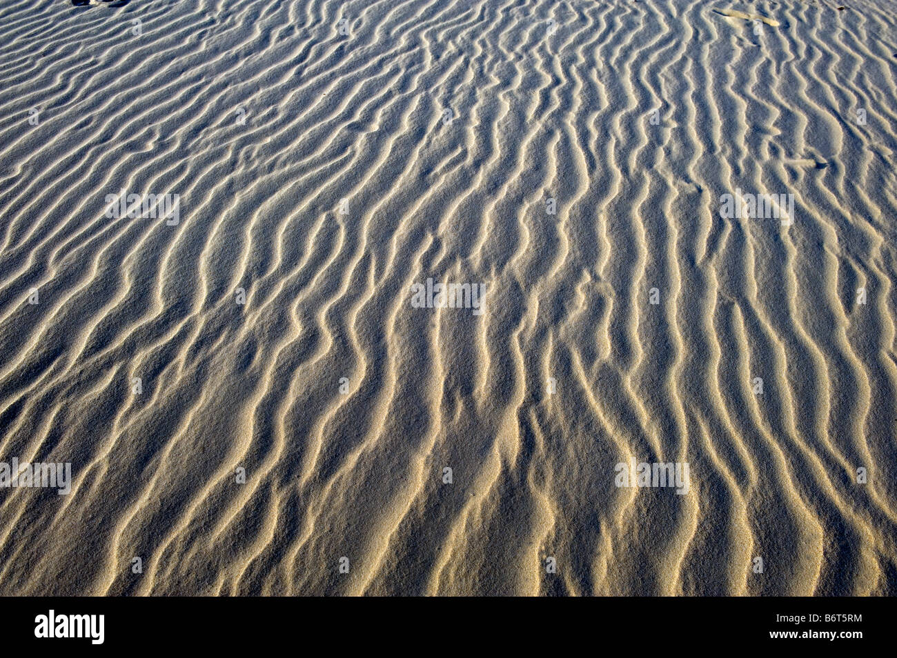 Sand am Strand Stockfoto