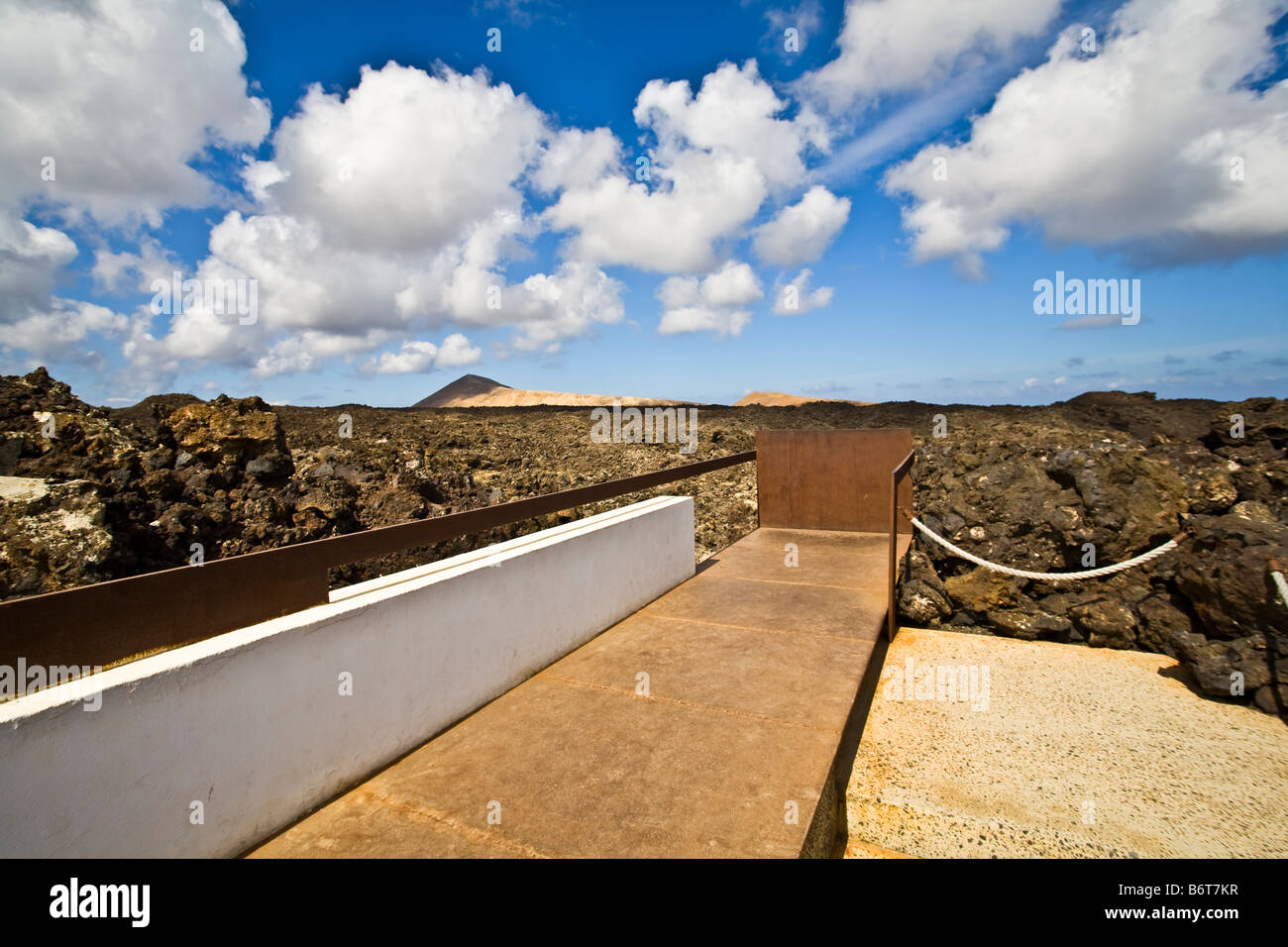 Centro de Visitantes, Timanfaya, Lanzarote, Kanarische Inseln, Spanien Stockfoto