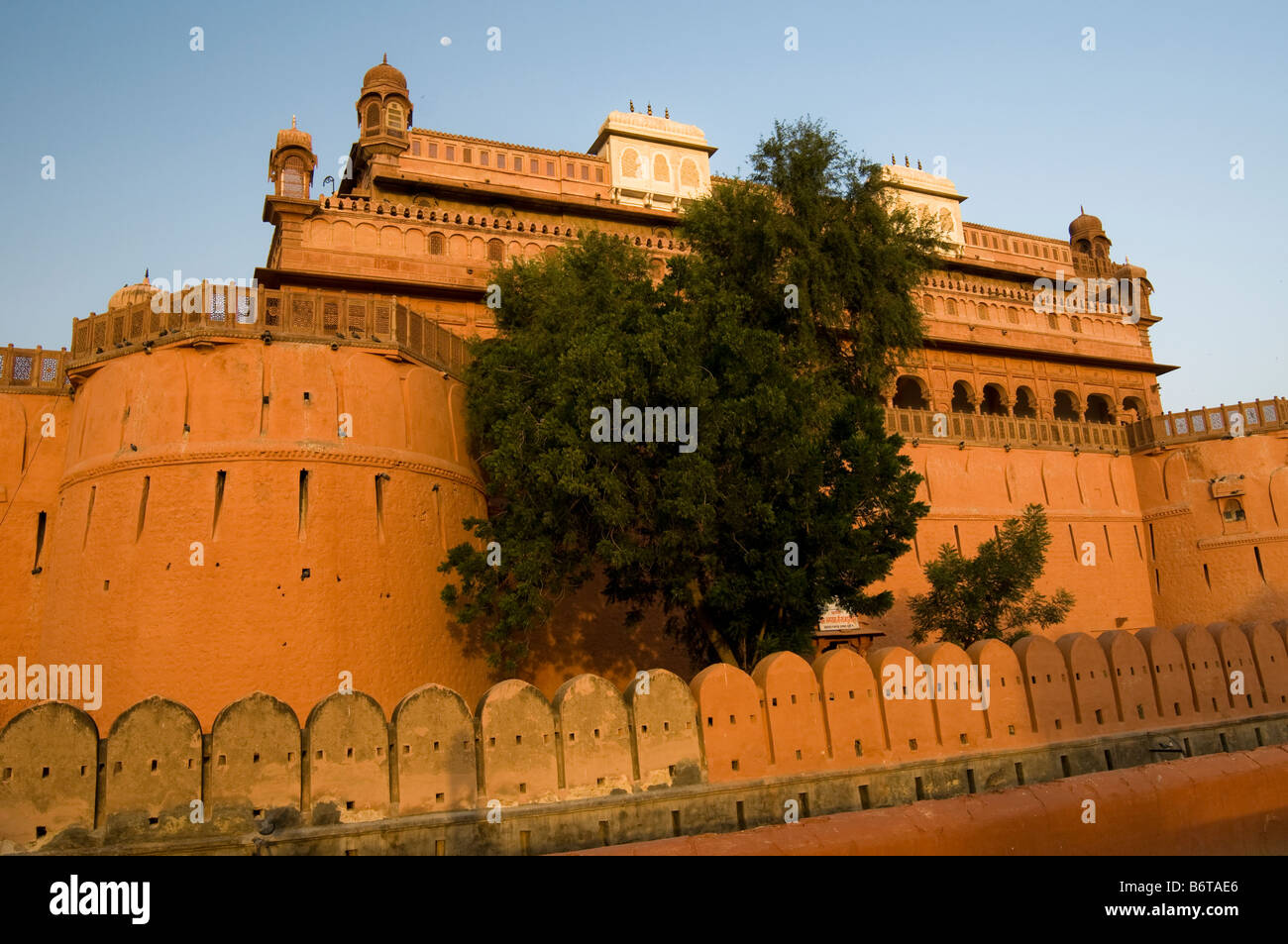 Junagarh Fort. Bikaner. Rajasthan. Indien. Stockfoto