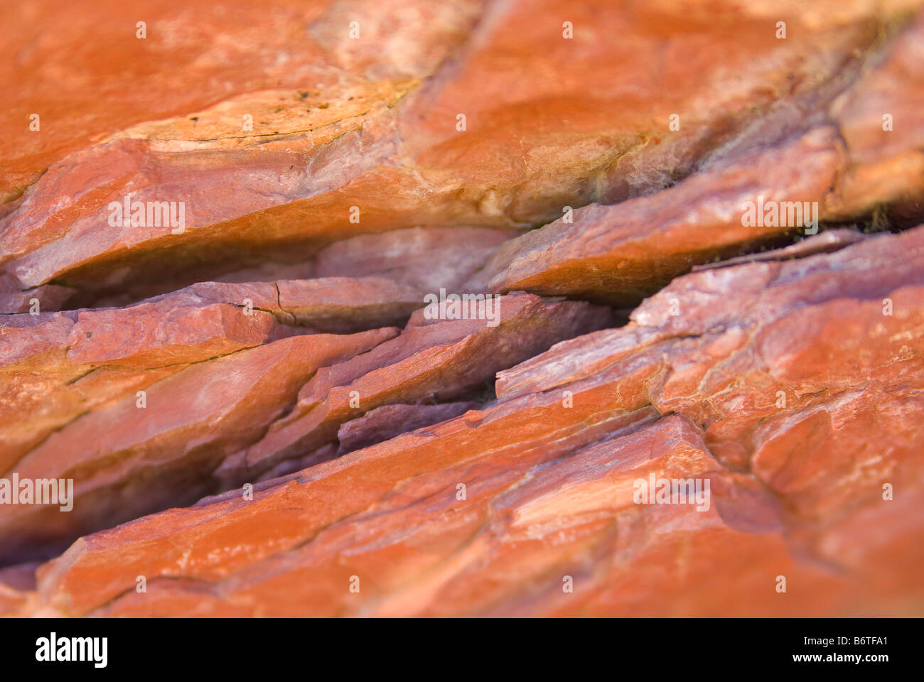 Nahaufnahme einer Felsformation Stockfoto