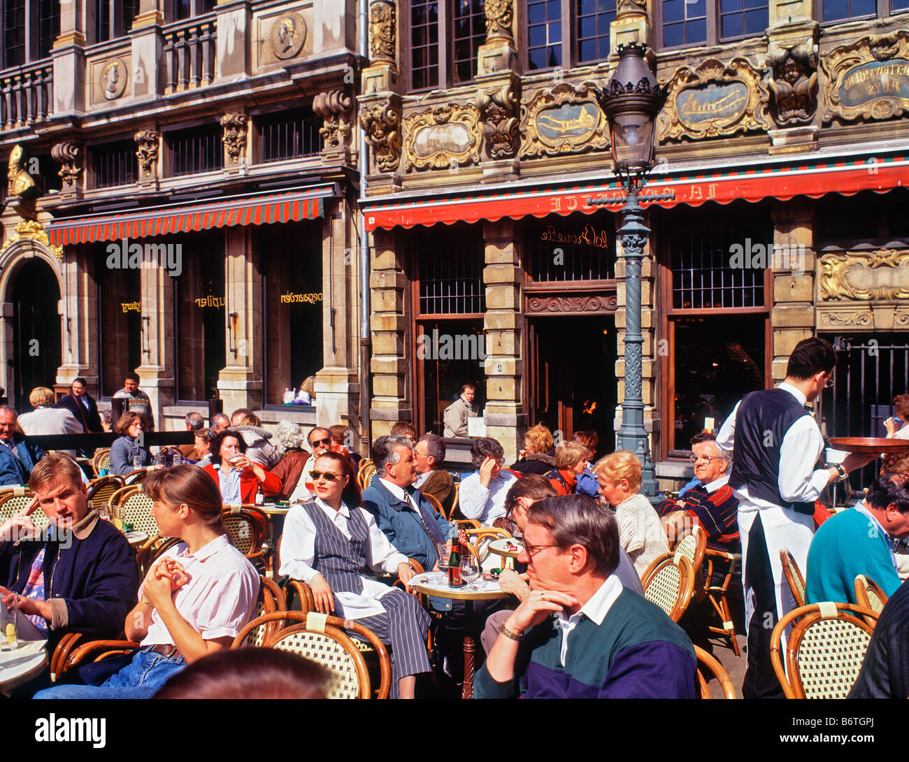 BELGIEN BRÜSSEL GRAND PLACE Stockfoto