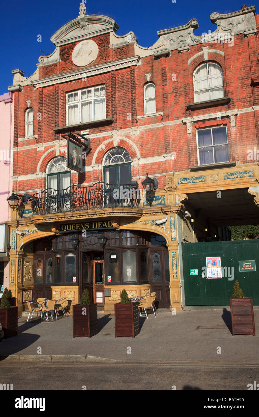 Die Königinnen den Kopf einer traditionellen Coaching in auf das Harbourside Ramsgate in Kent Stockfoto