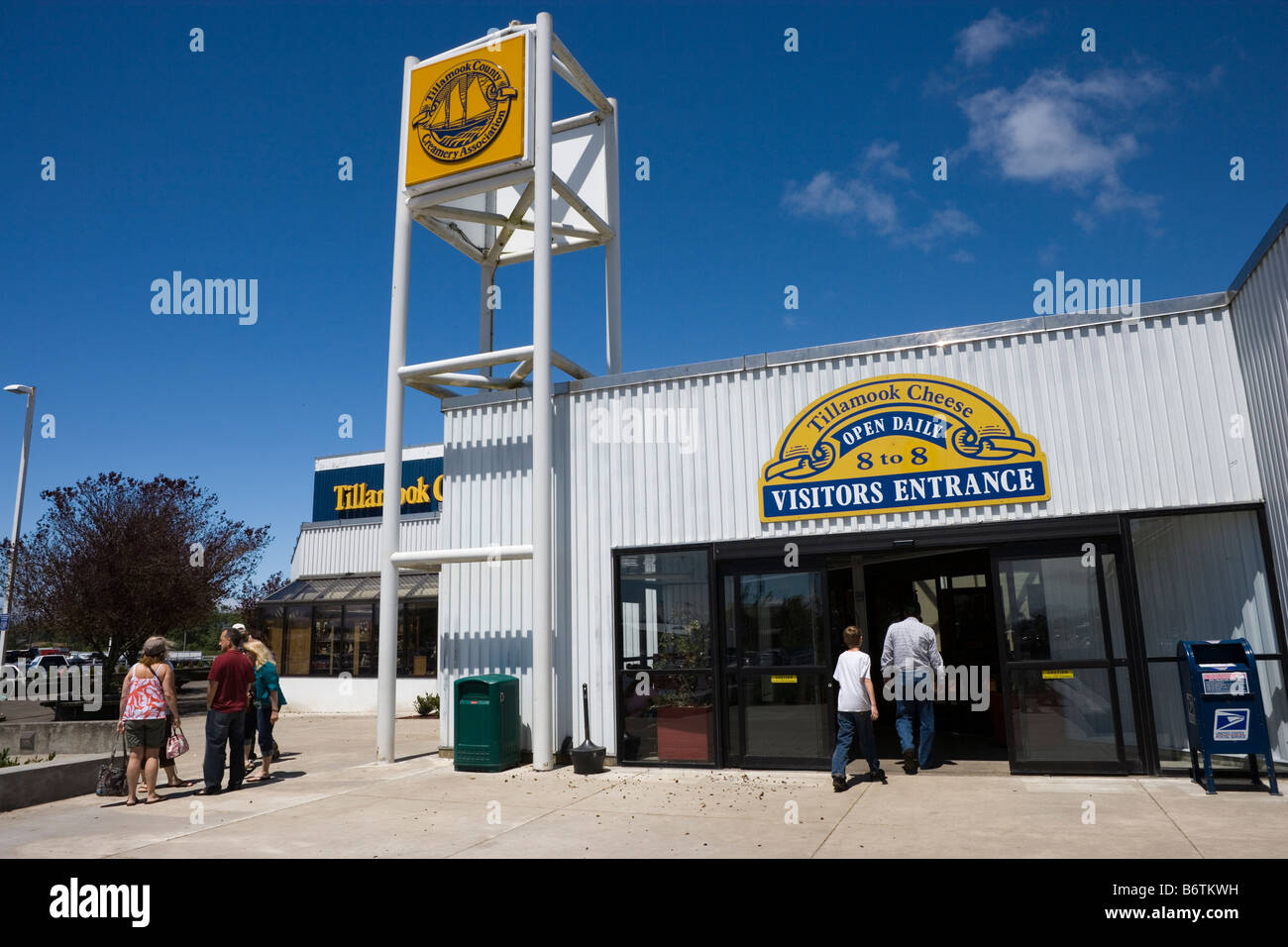 Tillamook Käserei auf Highway 101 North Tillamook, Oregon USA Stockfoto