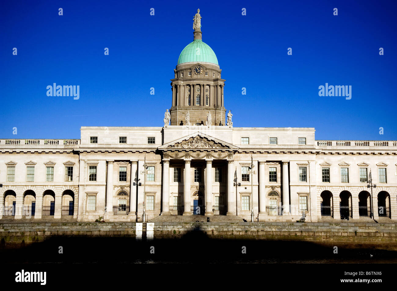 Custom House Dublin Irland Stockfoto