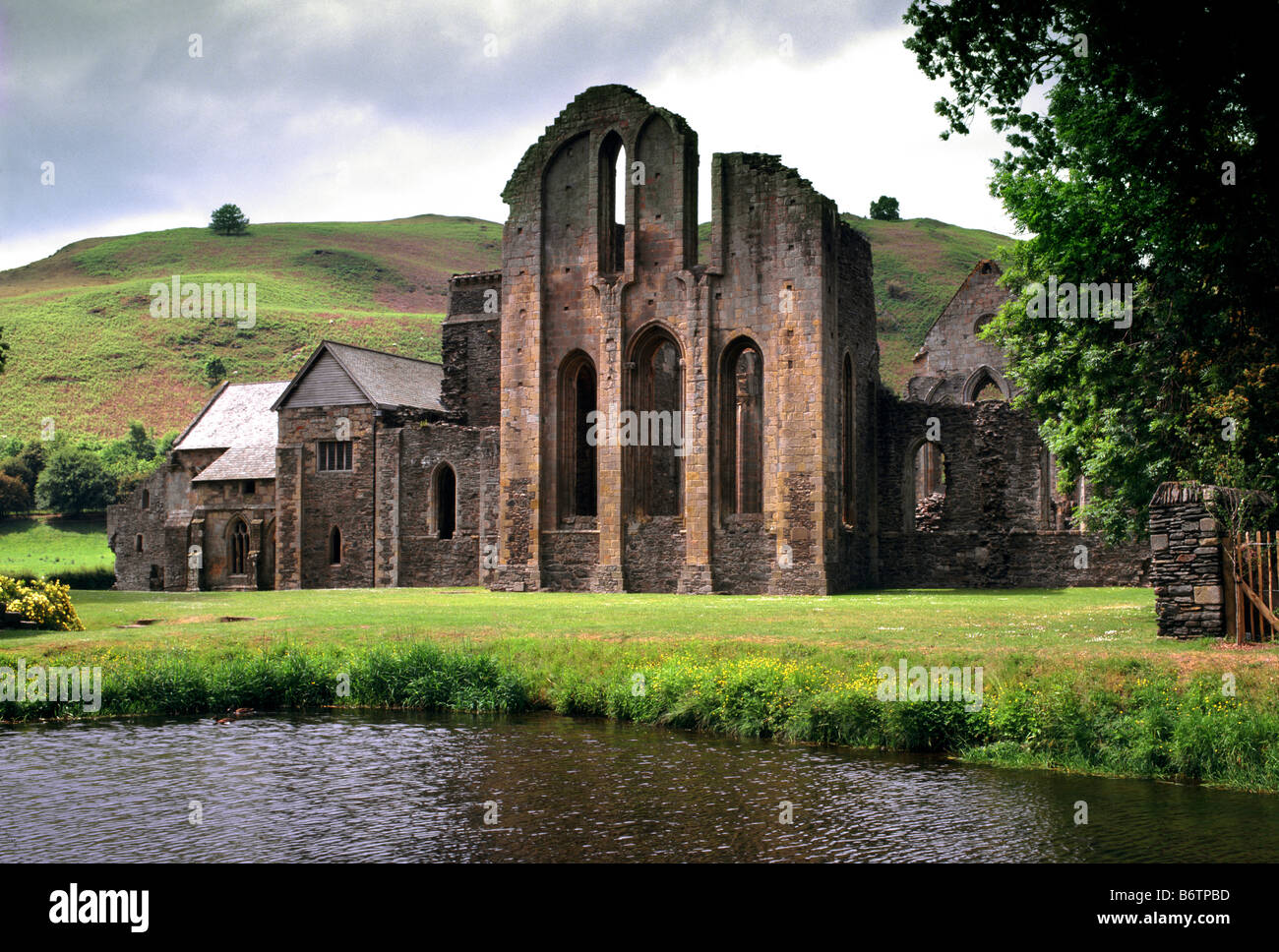 VALLE CRUCIS ABBEY. CLWYD. WALES. UK Stockfoto