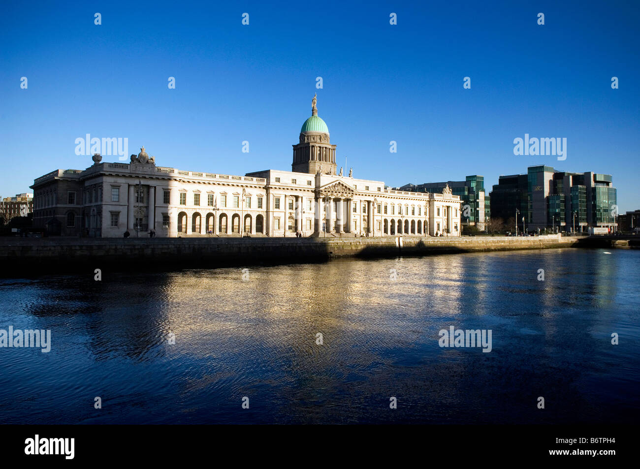Custom House Dublin Irland Stockfoto