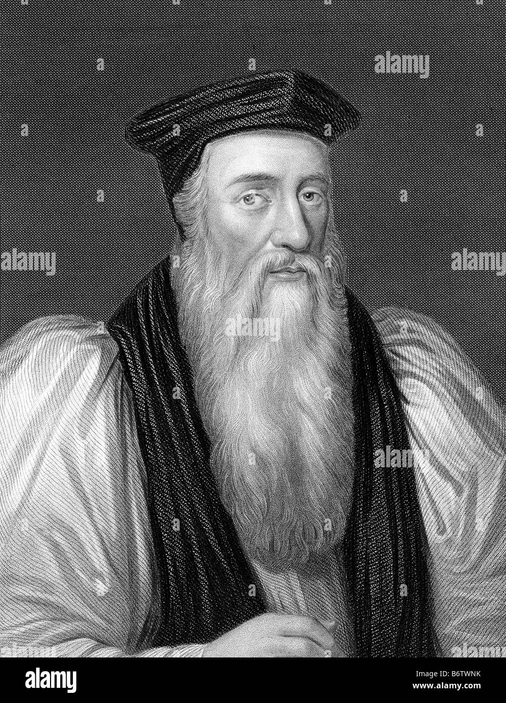 THOMAS CRANMER, englischer Prälat und Erzbischof von Canterbury 1489-1556 Stockfoto