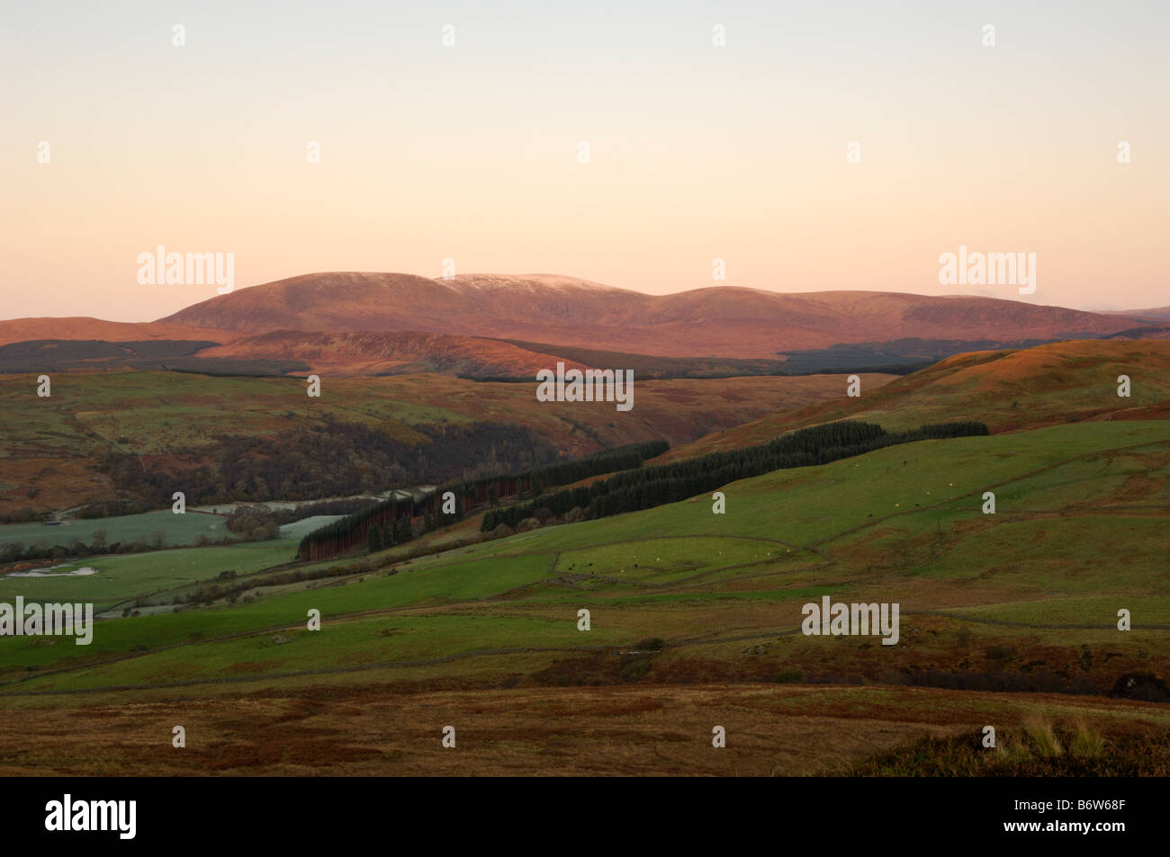 Cairnsmore der Flotte & Flotte Tal, Dumfries & Galloway, Schottland Stockfoto