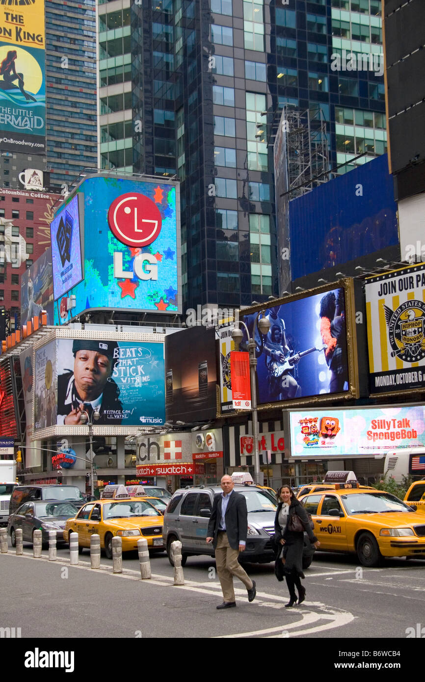 Times Square in Manhattan New York City New York USA Stockfoto