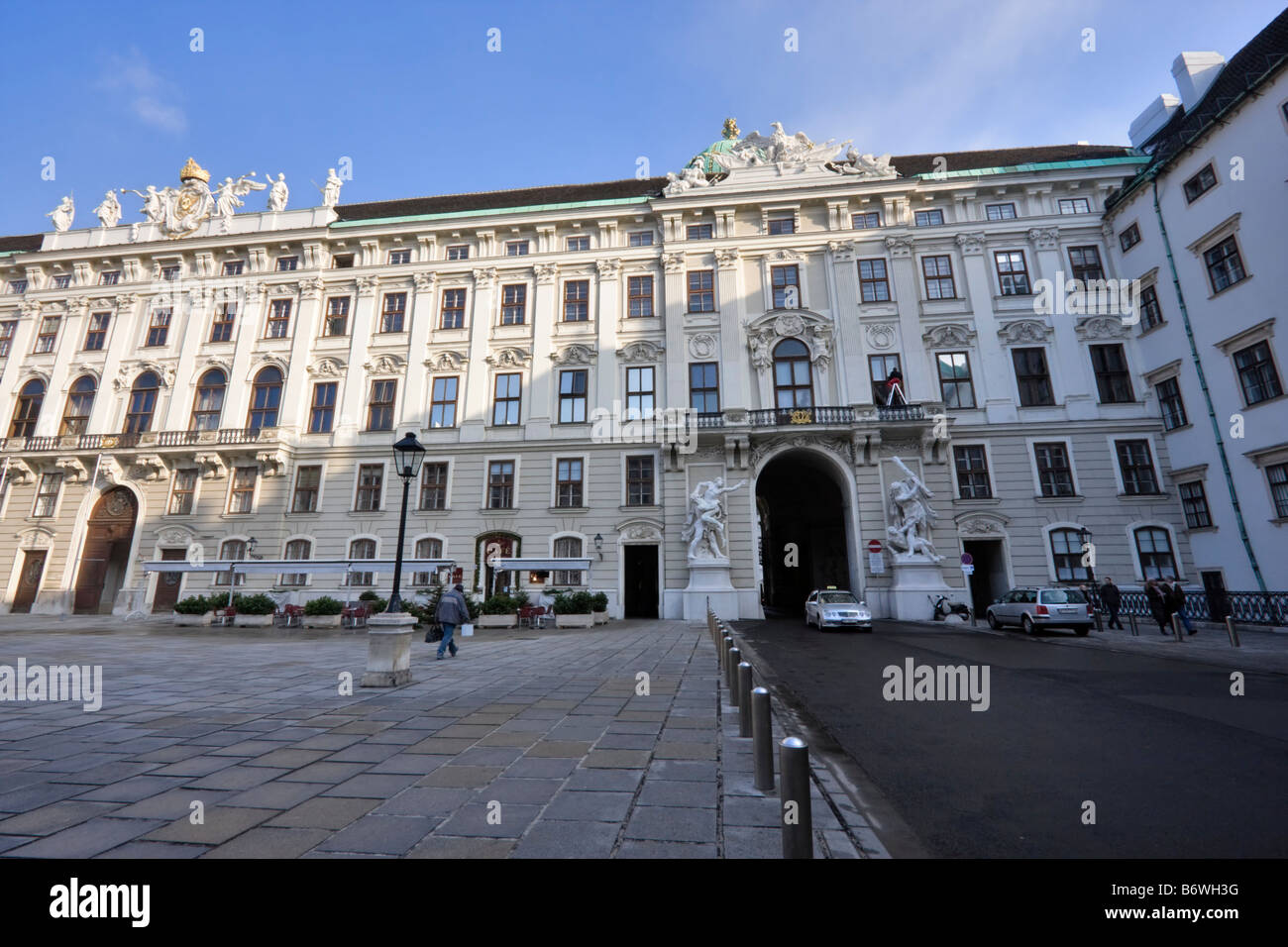 In der Burg Hof, Hofburg, Wien, Österreich Stockfoto