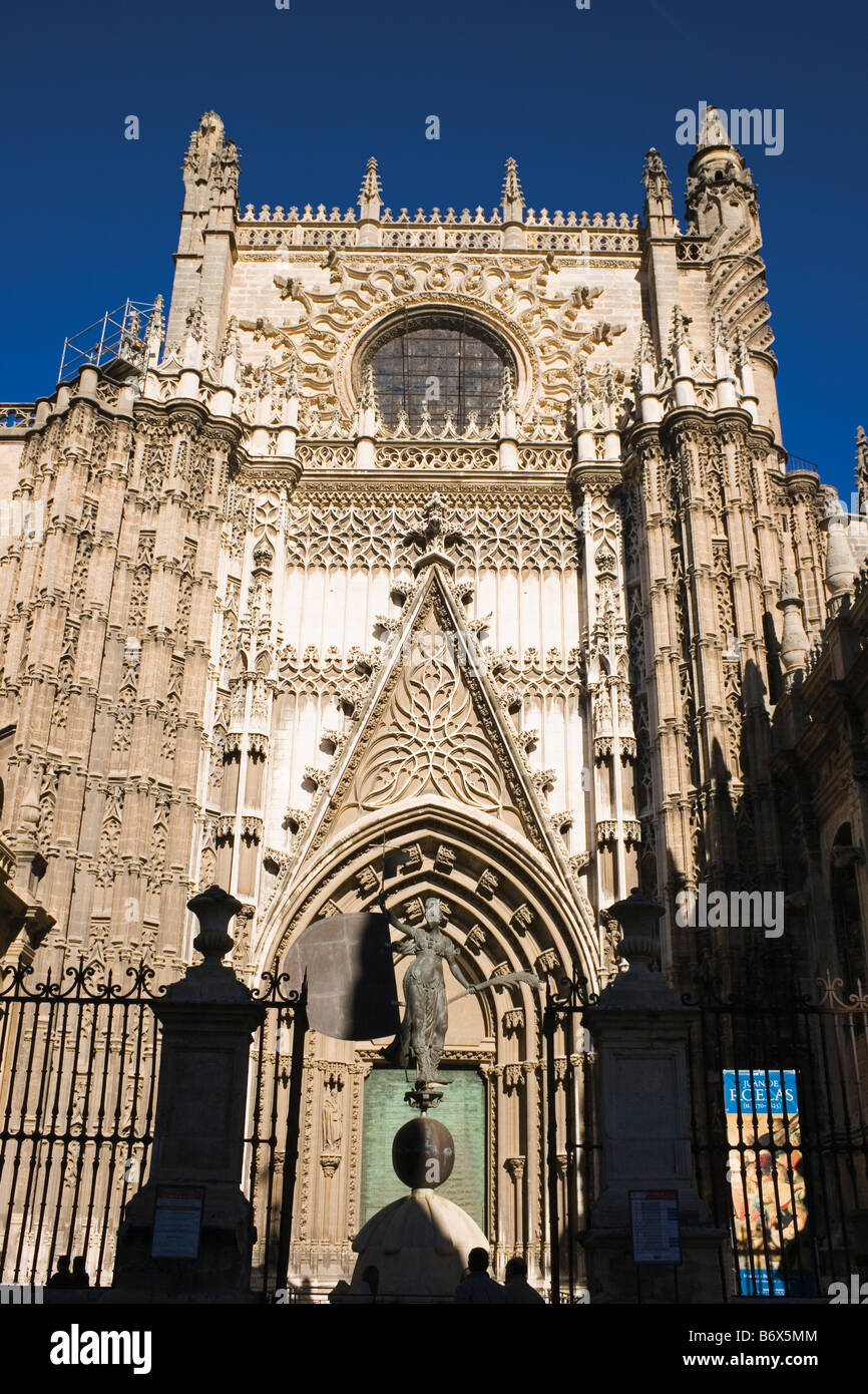 Kathedrale von Sevilla Spanien Sevilla Stockfoto