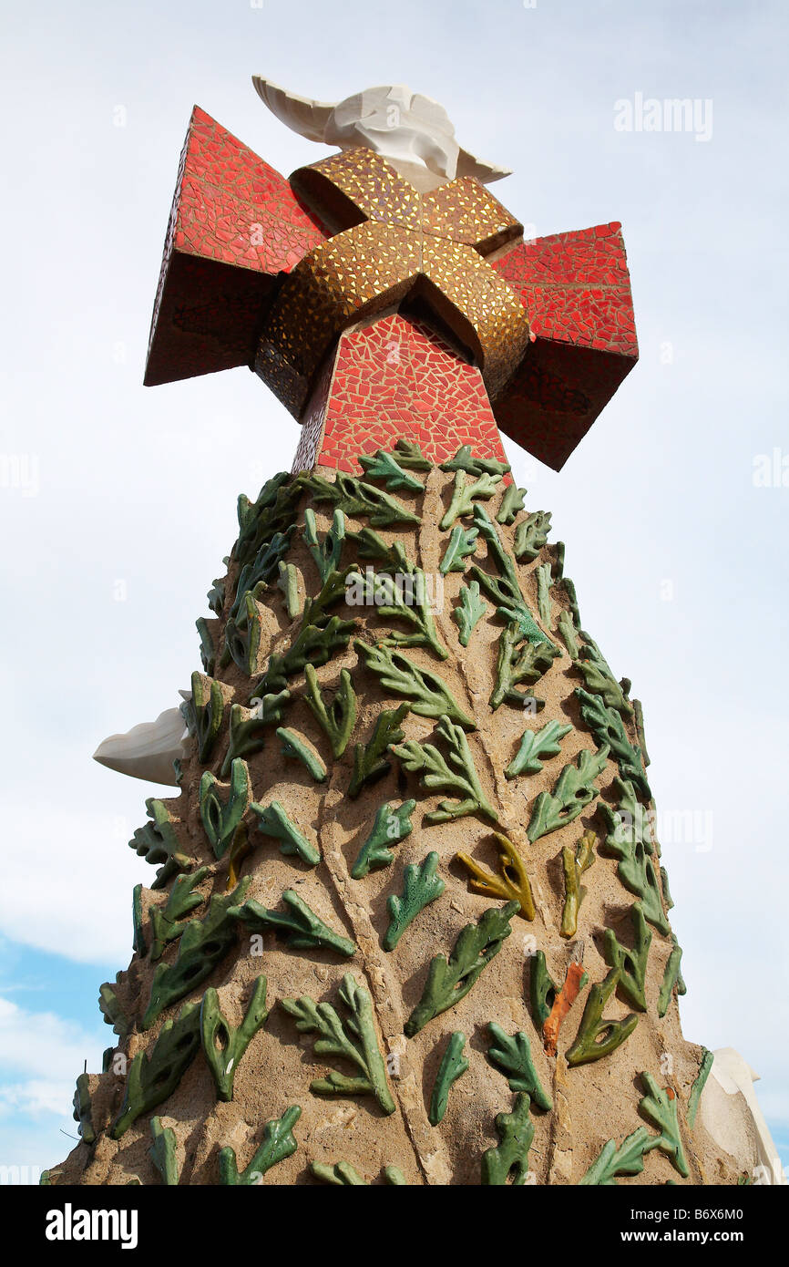 Gaudis La Sagrada Familia Barcelona Spanien. Stockfoto