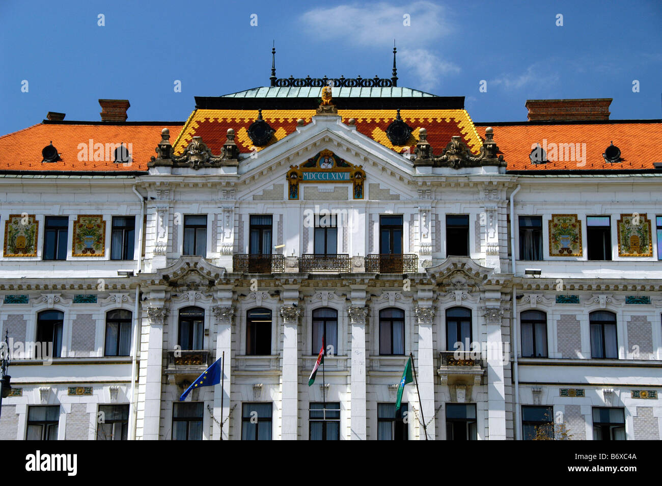 Ungarn, Pecs, Megyeháza (Kreisstadt) Stockfoto