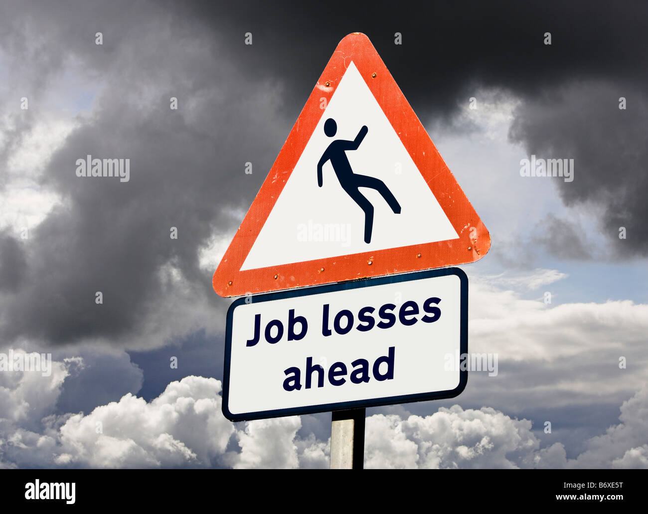 Arbeitslosigkeit Job Verluste Konzept UK Stockfoto