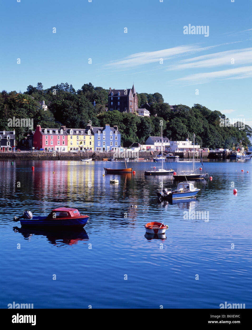 Tobermory, Isle of Mull, Argyll and Bute, Scotland, UK. Einstellung der Kinder-TV-Programm Balamory. Stockfoto